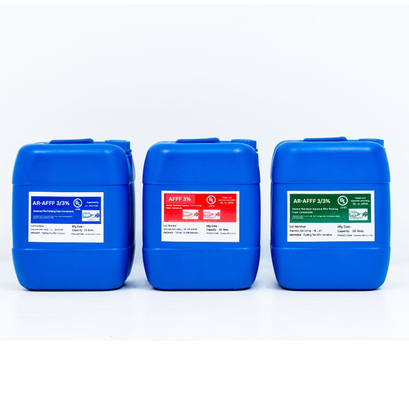 น้ำยาดับเพลิงโฟม (Fire Fighting Concentrate Foam) AFFF & AR-AFFF